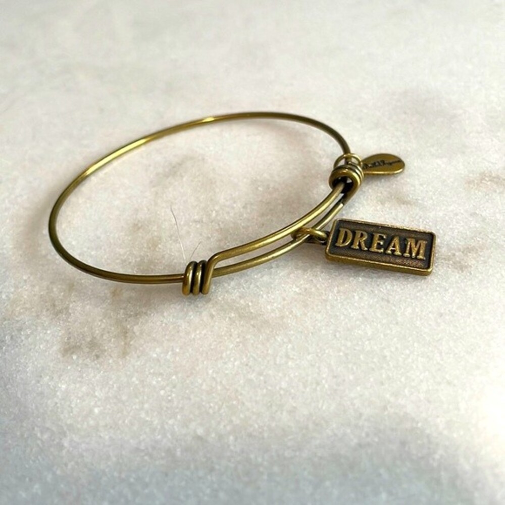 Dream Gold Adjustable Bangle Bracelet Stackable